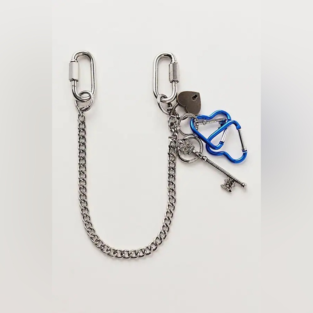 NWOT FREE PEOPLE Charmed Swag Bag Charm | Pewter MSRP $38